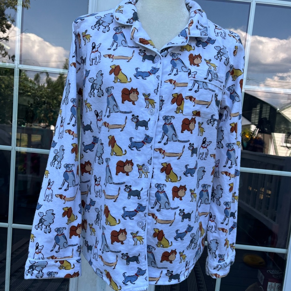 The Company Store Cotton Pajama Top. 14-16